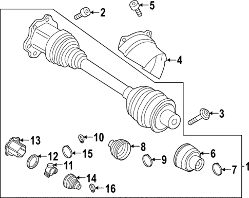 Front Axle for 2020 Porsche Cayenne #0