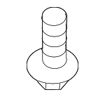 99907327309 - Body: Compartment Screw for Porsche: 718 Boxster, 718 Cayman, 718 Spyder, Cayman Image