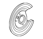 43110S0KA03 - Brakes: Splash Shield for Acura Image