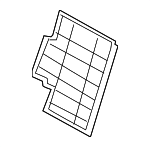 894902J101H9AS - Body: Seat Back Panel for Kia: Borrego Image