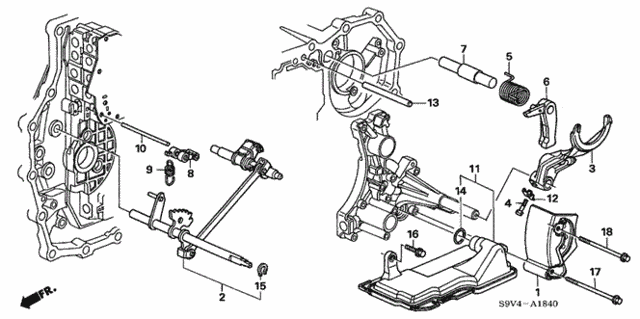 AT Shift Fork ('06-) for 2007 Honda Pilot #0