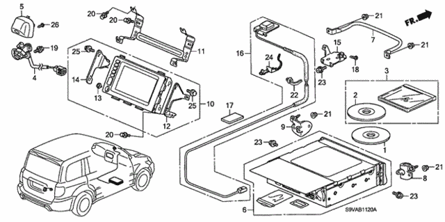Navigation System for 2008 Honda Pilot #0