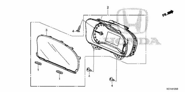 Meter (-'18) for 2016 Honda Pilot #0