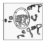 84828488 - Steering: Steering Wheel for GMC: Canyon Image