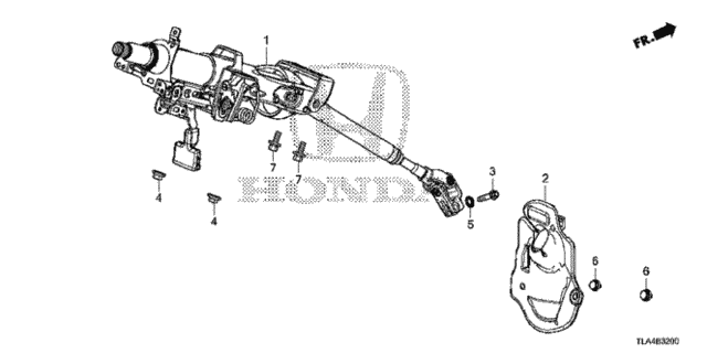 Steering Column for 2019 Honda CR-V #0