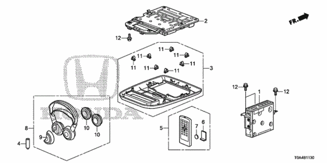 Rear Entertainment System for 2014 Honda CR-V #0