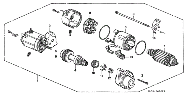 Starter Motor (2) for 1999 Acura NSX #0