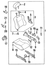 BC1M88152B - : Seat Track for Mazda: Protege Image