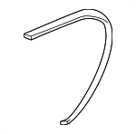 63218383899 - Electrical: Tail Lamp Assembly Gasket for BMW: 323Ci, 325Ci, 328Ci, 330Ci, M3 Image