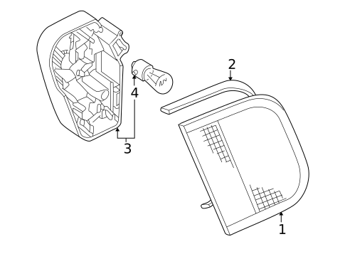 Tail Lamps for 2000 BMW 323Ci #1