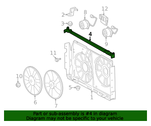 16712-28050 - Engine Cooling Fan Shroud - 2006-2012 Toyota RAV4 | OEM ...