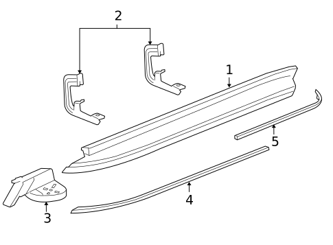 thumbnail interactive-video image 1 of Genuine GM Passenger Side Cowl Grille End Cap - Fits Cadillac, Chevrolet, GMC 1 of 6