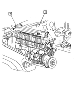 55115897 - Air Conditioning &amp; Heater: Heater Return Hose for Mopar Image