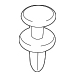 76882WD400 - Body: Grille Retainer for Nissan Image