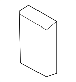 F23631A17A - Body: Grille Spacer for Nissan: Cube Image