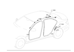 2046970951 - Trim and Lining: Edge Guard for Mercedes-Benz Image