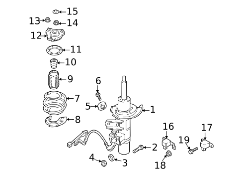 Struts & Components for 2020 Kia Stinger #0