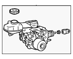 4705047M02 - Body: Master Cylinder Assembly for Toyota: Prius, Prius Prime Image