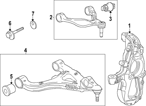 Suspension Components for 2024 Chevrolet Corvette #1