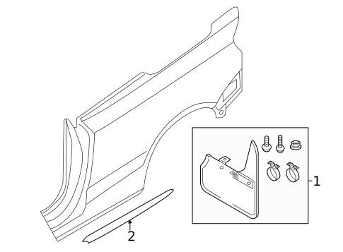 Exterior Trim - Quarter Panel for 2017 Audi A3 Quattro #0