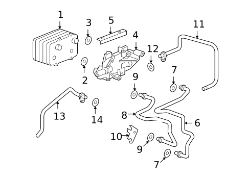 Trans Oil Cooler for 2006 Porsche Cayman #0