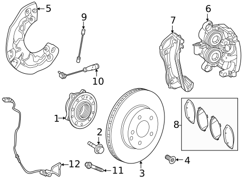 Anti-Lock Brakes for 2022 Mercedes-Benz GLS 63 AMG&reg; #2