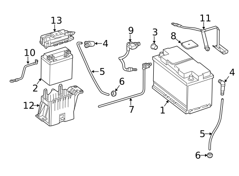 Battery for 2017 Mercedes-Benz SL65 AMG #0