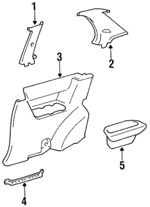 6259516010W4 - : Pocket for Toyota: Paseo, Tercel Image