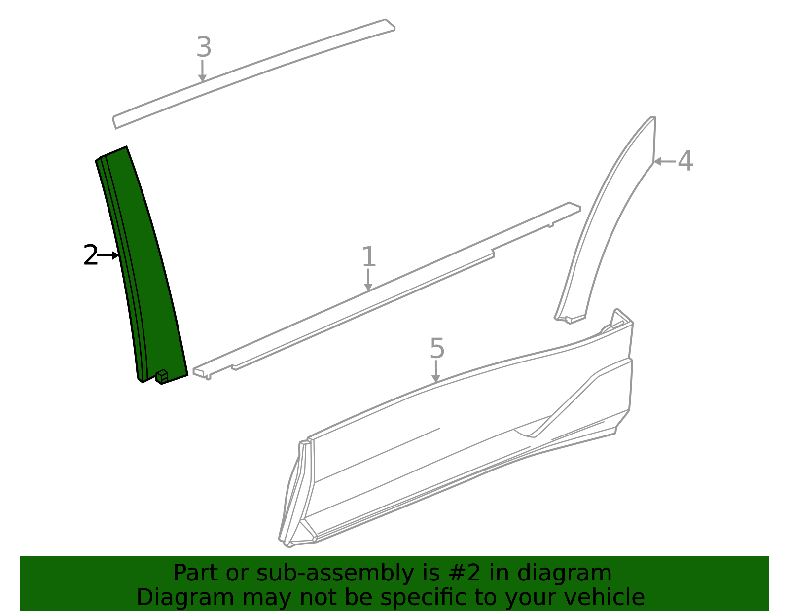 2024-2026 Acura ZDX Door Applique 85519905 | OEM Parts Online
