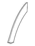 86579136 - Body: Wheel Opening Molding for Acura Image