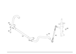 2123230965 - Springs, Suspension and Hydraulic Components: Torsion Bar for Mercedes-Benz Image