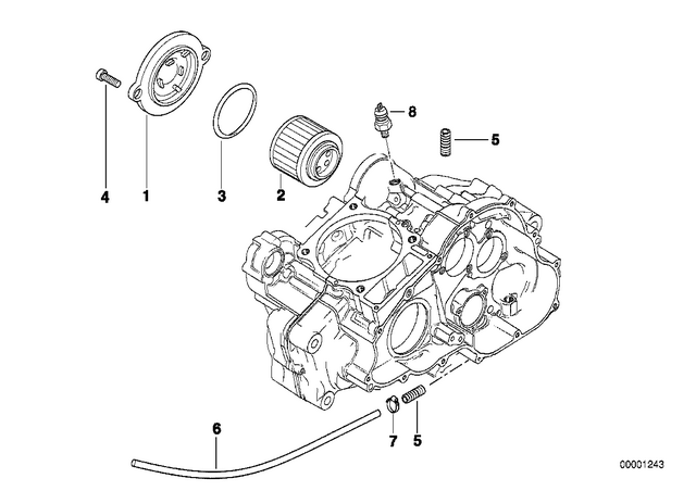 12637670015 - : Oil Pressure Switch - M10X1 for BMW-Motorrad Image