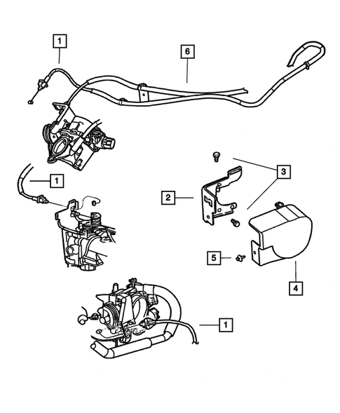 Throttle Controls for 2004 Chrysler Sebring #0