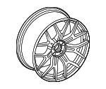 2544000200 - Suspension: Wheel for Mercedes-Benz Image