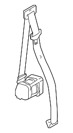 LR009135 - : Lap &amp; Shoulder Belt for Land-Rover Image