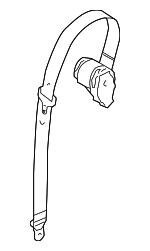 LR019615 - : Center Belt Assembly for Land-Rover Image