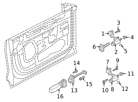Lock & Hardware for 2020 Audi e-tron Sportback #3