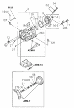 8960148090 - Transmission - Automatic: BOLT, REVERSE SENSOR for Acura Image