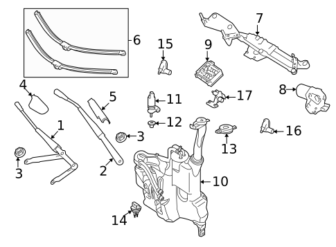 Wipers for 2009 Mercedes-Benz GL 450 #0