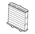 9J1121251A - Cooling System: Radiator for Porsche: Taycan Image