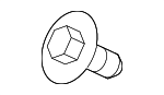 90104T20A00 - Body: Bumper Cover Bolt for Honda Image