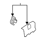 51166807232 - Body: Insert Panel for BMW: 230i, 230i xDrive, 330e, 330e xDrive, 330i, 330i xDrive, 430i, 430i Gran Coupe, 430i xDrive, 430i xDrive Gran Coupe, i4, M2, M240i, M240i xDrive, M3, M340i, M340i xDrive, M4, M440i, M440i Gran Coupe, M440i xDrive, M440i xDrive Gran Coupe Image