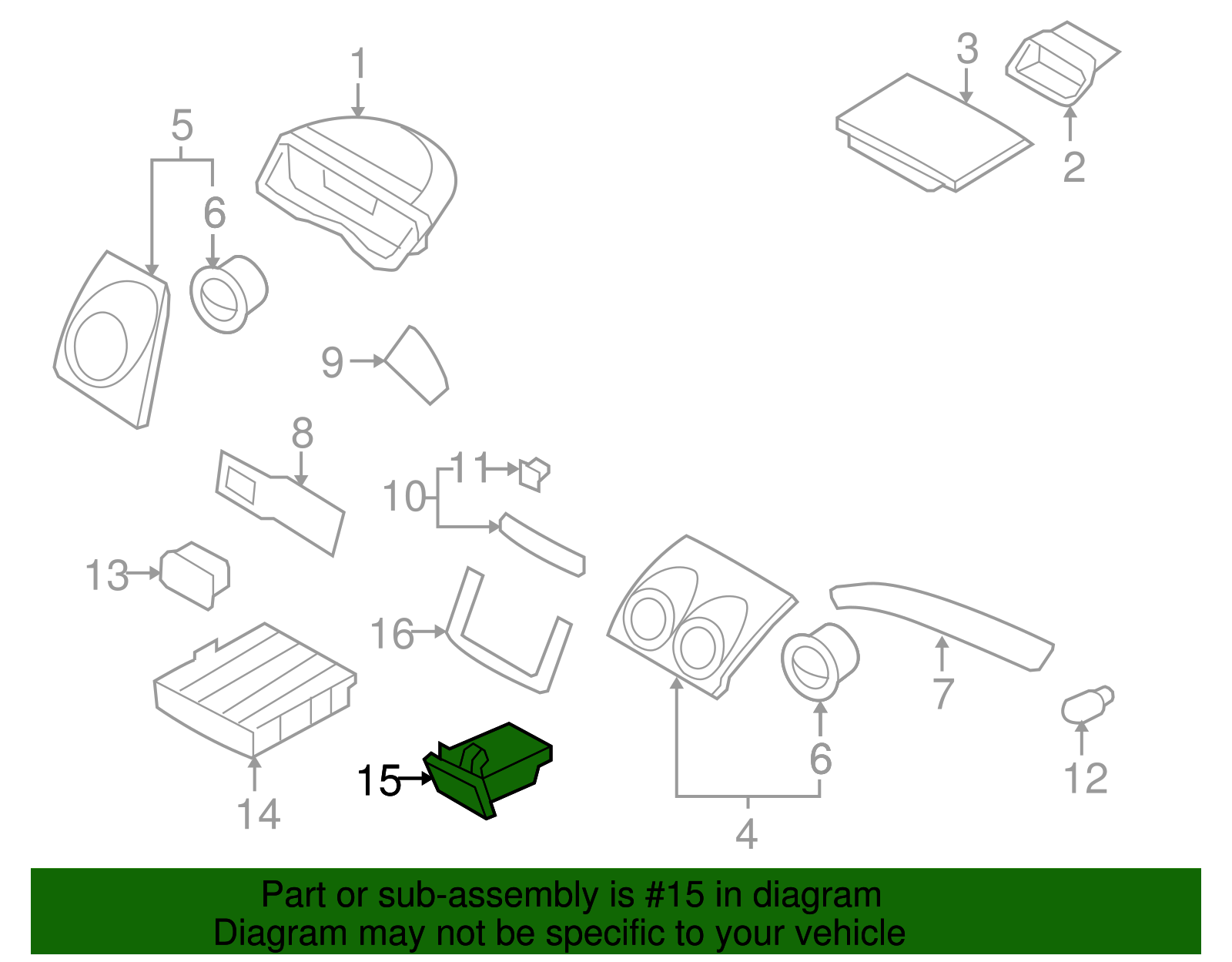 Пепельница передняя Nexia R3 (бежевый) GM