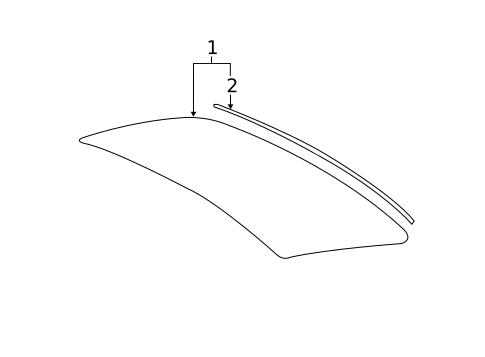 Glass & Hardware - Back for 2019 Volvo S90 #0