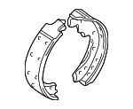 171434 - Brakes: ACDelcoâ„¢ Brake Shoes for Chevrolet: Astro, Blazer, Camaro, S10, S10 Blazer | GMC: Jimmy, S15, Safari, Sonoma, Typhoon | Oldsmobile: Bravada | Pontiac: Firebird Image