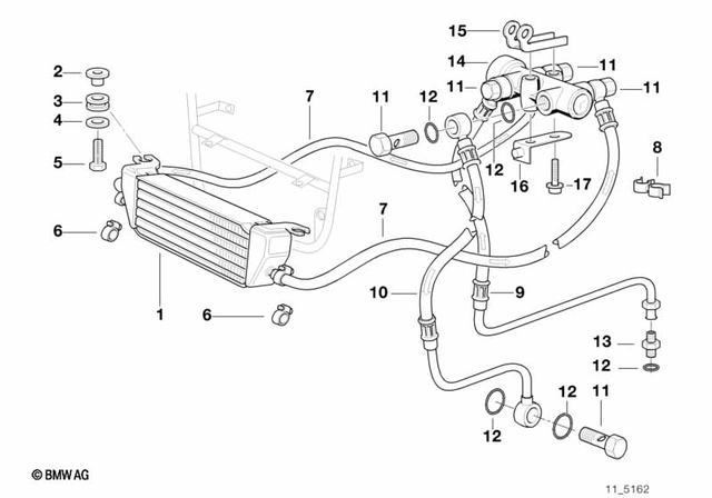 46631451275 - Cooling: Bush - 25X6.4X10-zns3 for BMW-Motorrad Image image