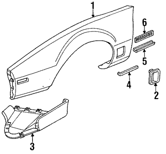 88959378 - : Molding for GM Image