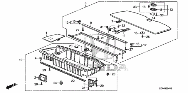 Cargo Floor Lid for 2012 Honda Pilot #0