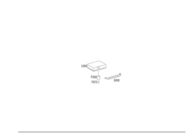 1995451940 - Electrical System: Holder for Mercedes-Benz Image image