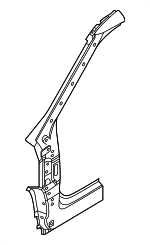 LR124772 - Body: Hinge Pillar for Land Rover: Range Rover Evoque Image